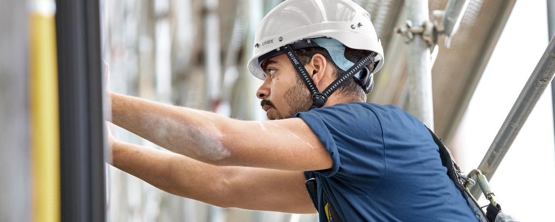 Fassadenbauer EFZ in Ausbildung, 1. Bild